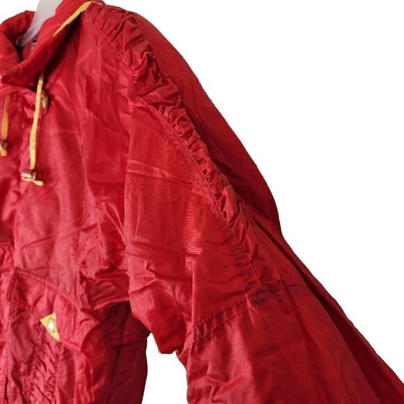 Pan Asia Women's Vintage Red And Yellow Wind Breaker Jacket Size Medium
CL - Picture 3 of 11